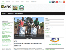 Tablet Screenshot of nafis.go.ke